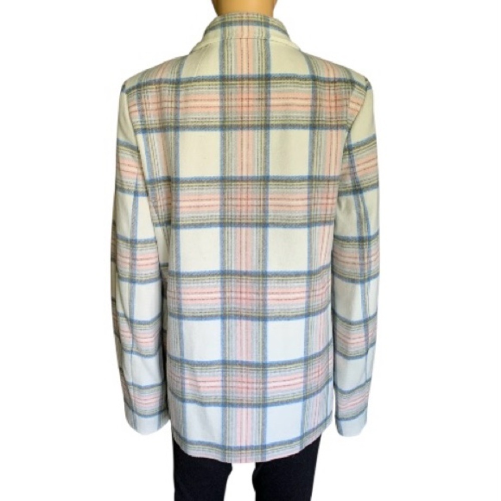 LANDSEND Women’s Tall Stand Collar Plaid Jacket - Picture 15 of 16